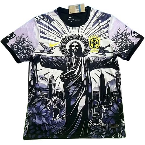 Brazil Special Edition Fans Soccer Jersey (Jesus Christo)